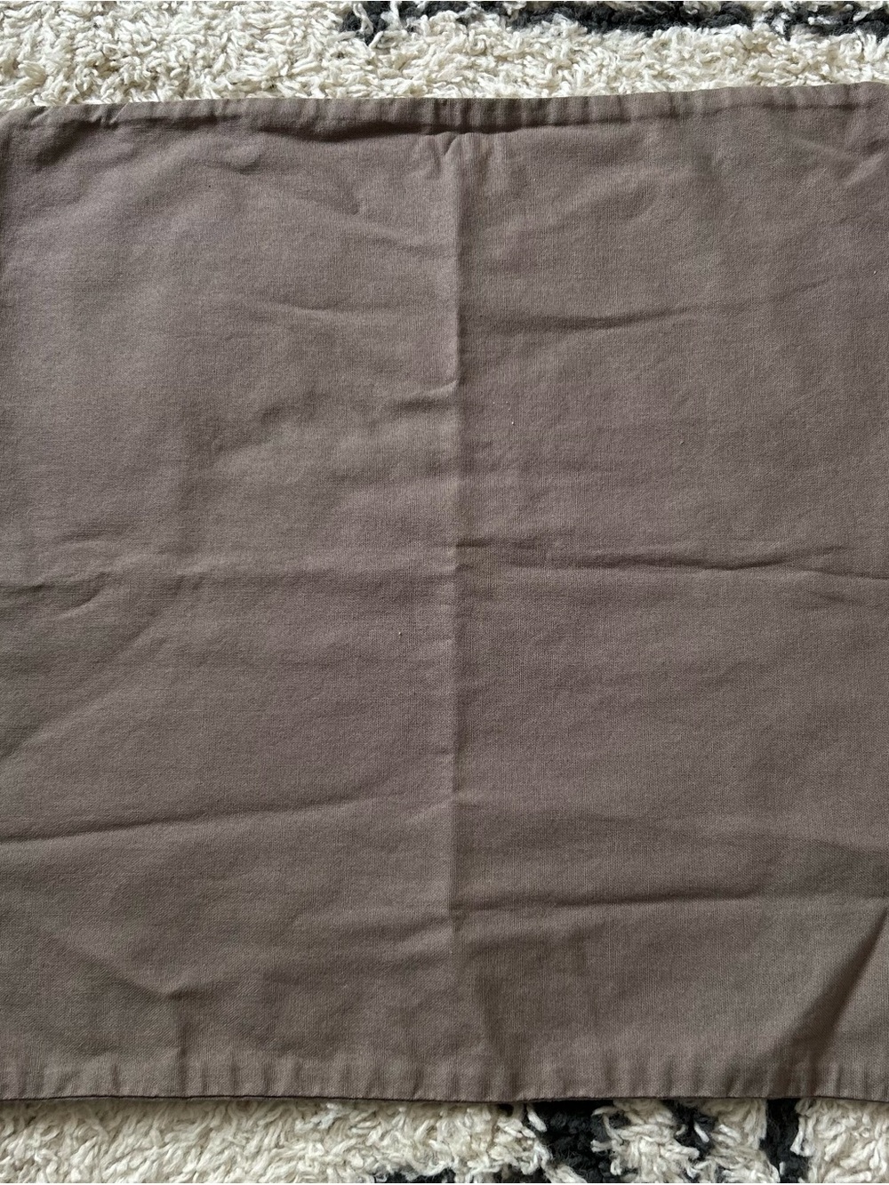 Simple Brown Pillow Cover